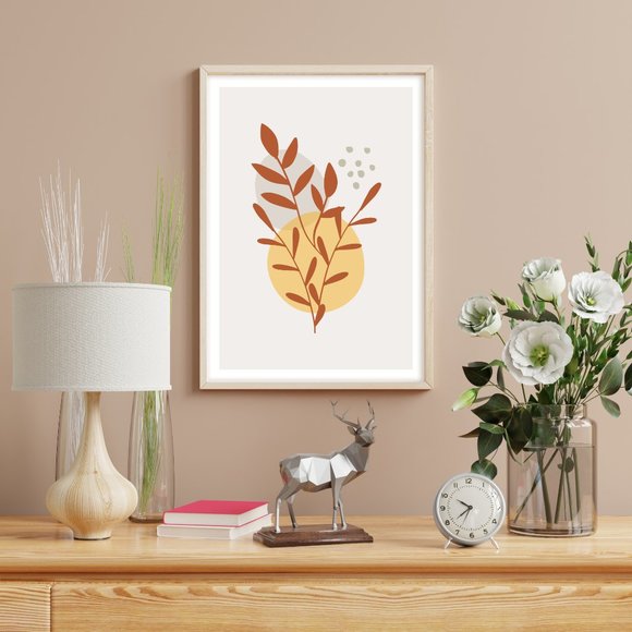 Modern Minimalist Abstract Nature Boho Wall Art Print Home Decor [No Frame] - Picture 3 of 7